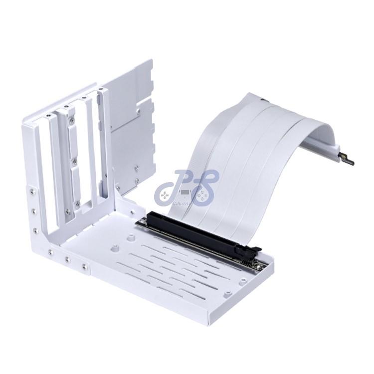 lian li universal 4slots vertical gpu kit with riser cable white