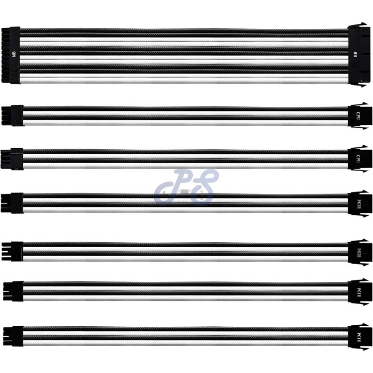 cooler master pvc extension cable kit blackwhite