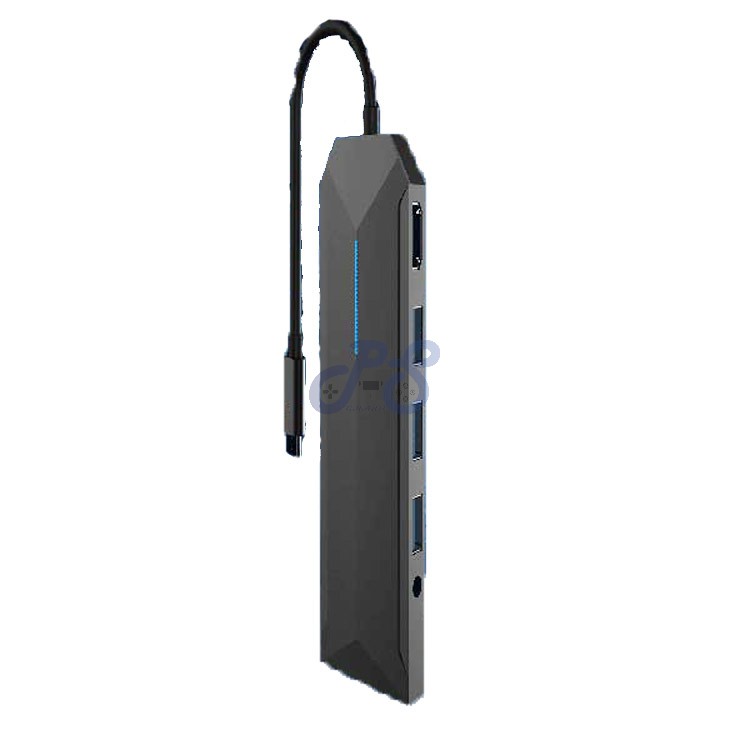 porodo pdx520 9in1 4k usb hub gamers edition