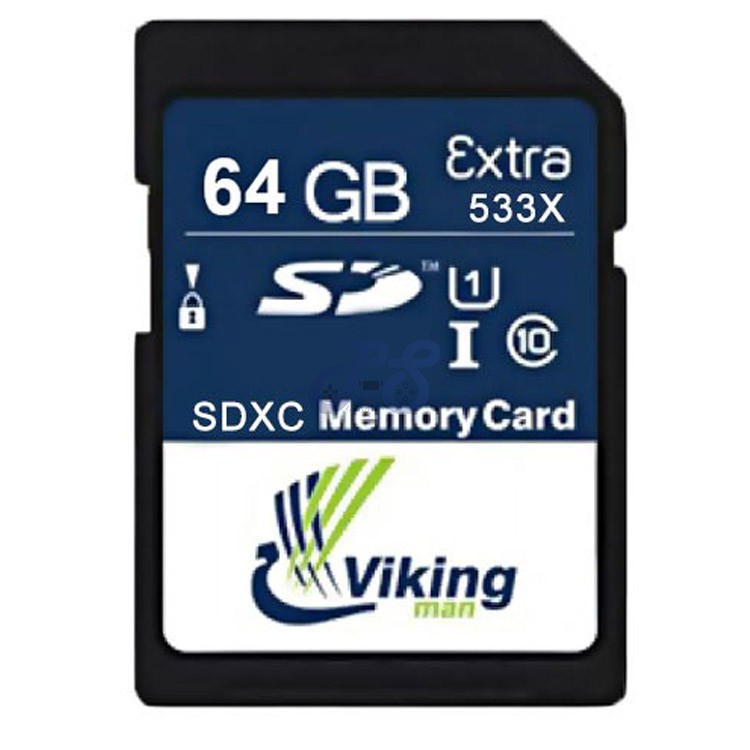 viking man extra 533x sd card 64gb