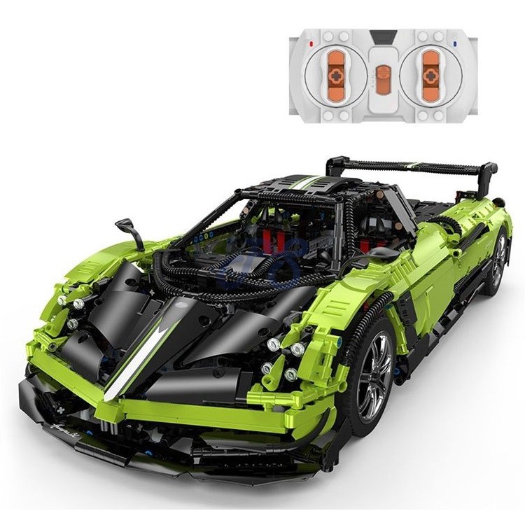 rastar rc 18 pagani huayra bc brick car green
