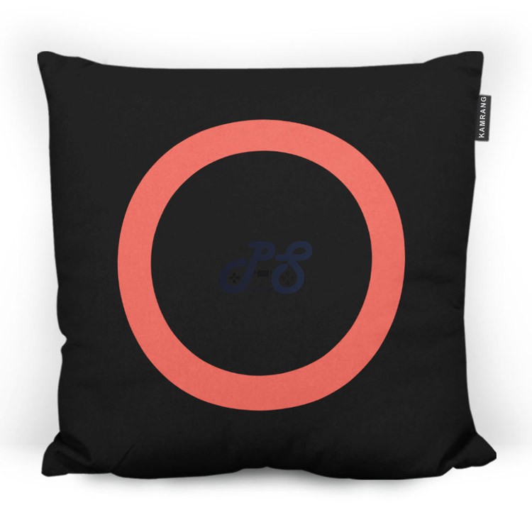 pillow playstation black red