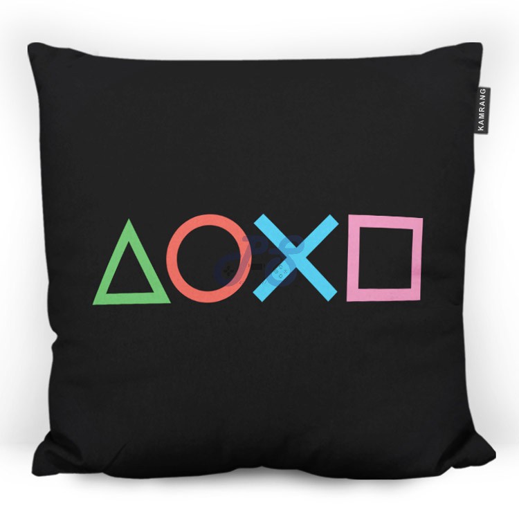 pillow ps buttons black code 4