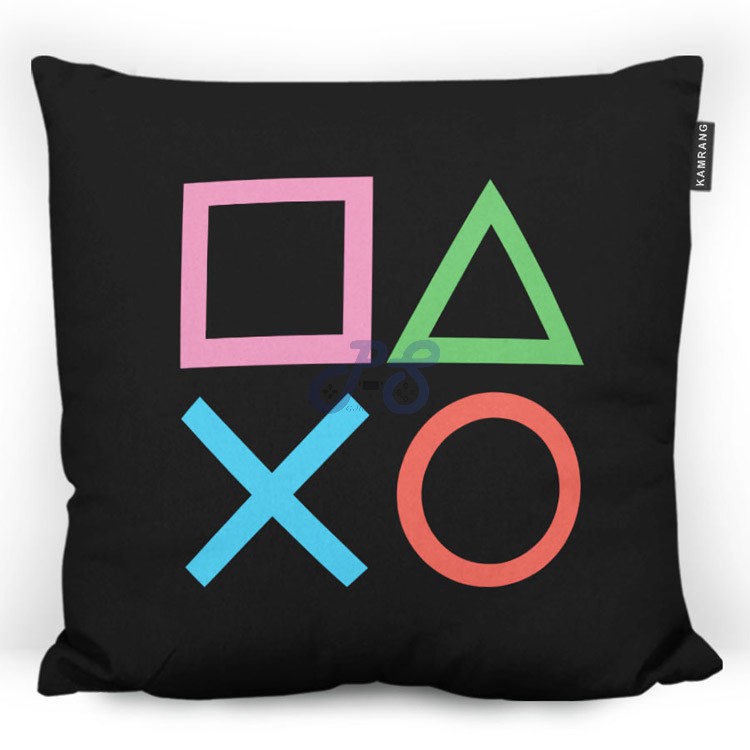 pillow ps buttons black code 5