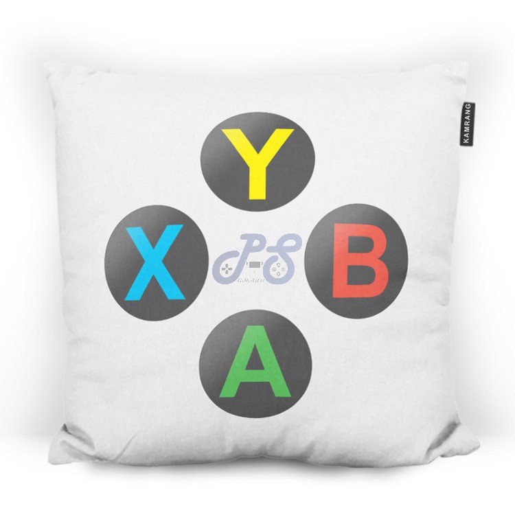 pillow xbox buttons white