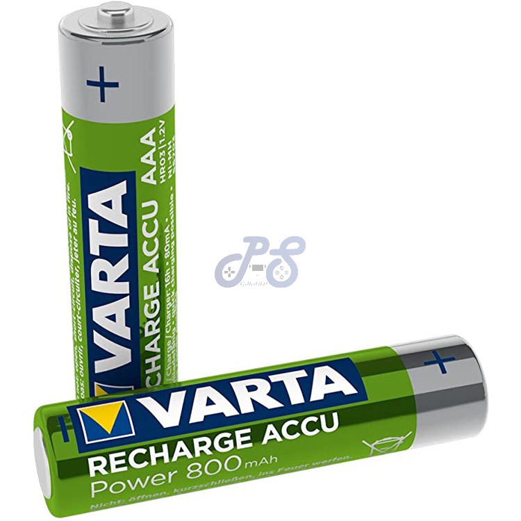 varta recharge accu aaa battery x2