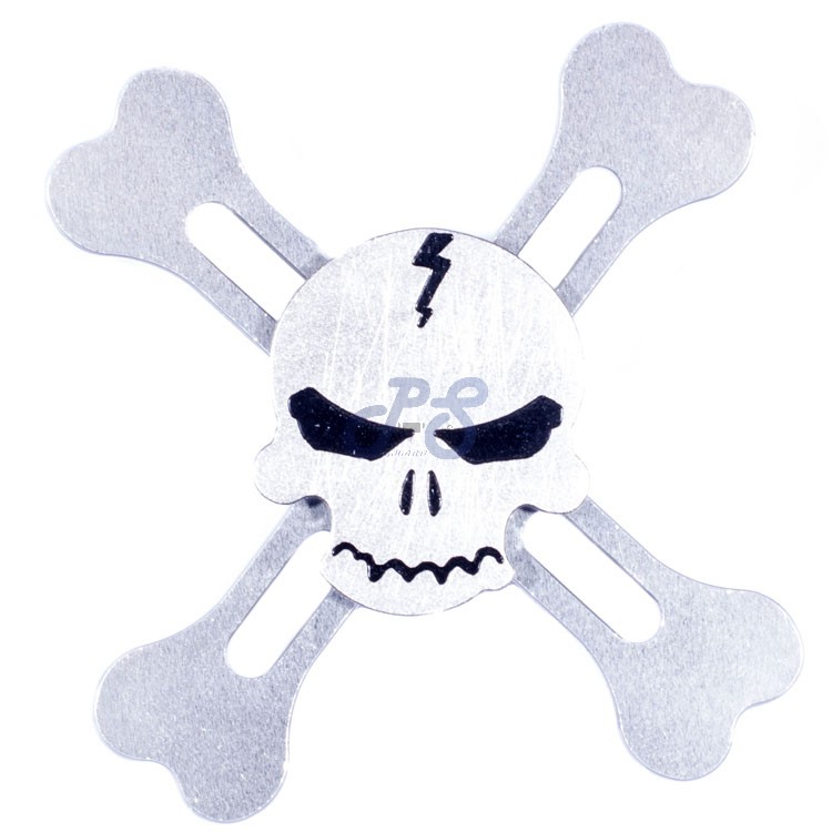 silver bones fidget spinner
