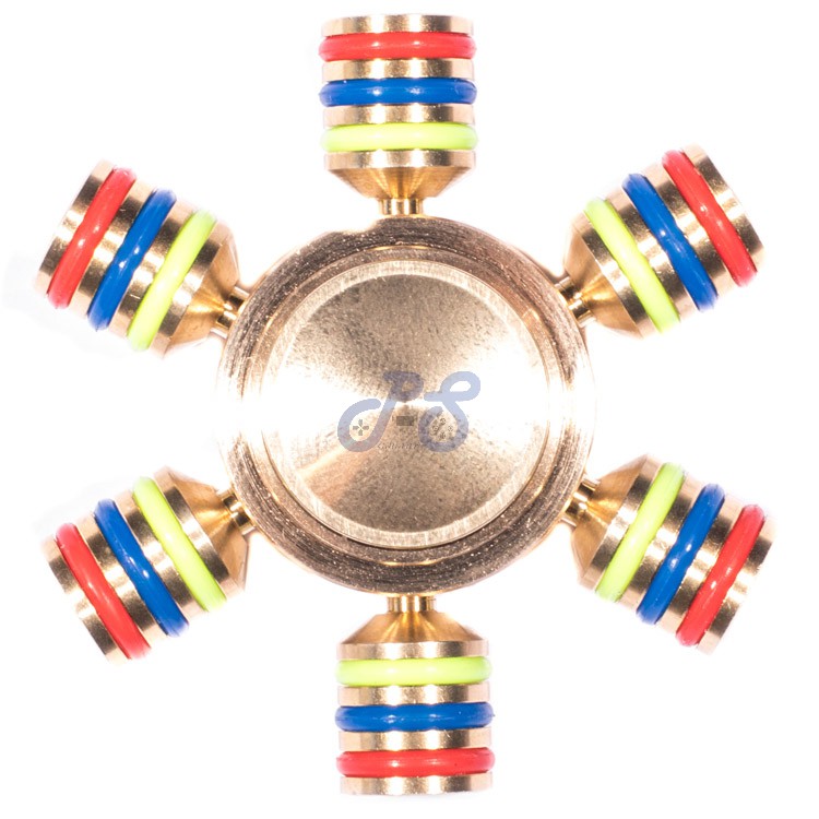 fidget spinner with six blades