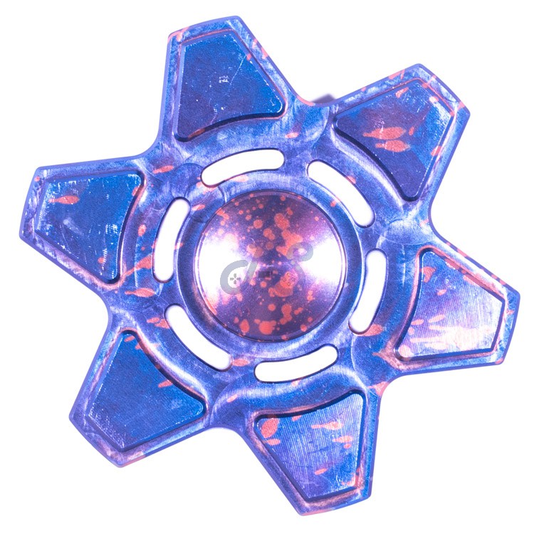 fidget spinner spray style blue