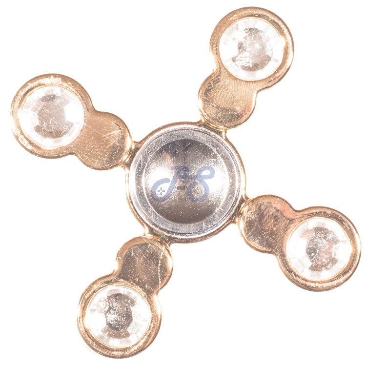 gold c8 fidget spinner