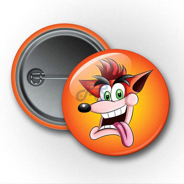 خرید Pixel Crash Bandicoot Face with Orange Background