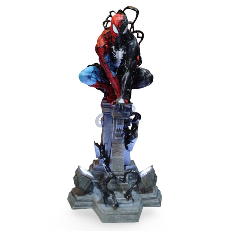 symbiotic spiderman venom action figure