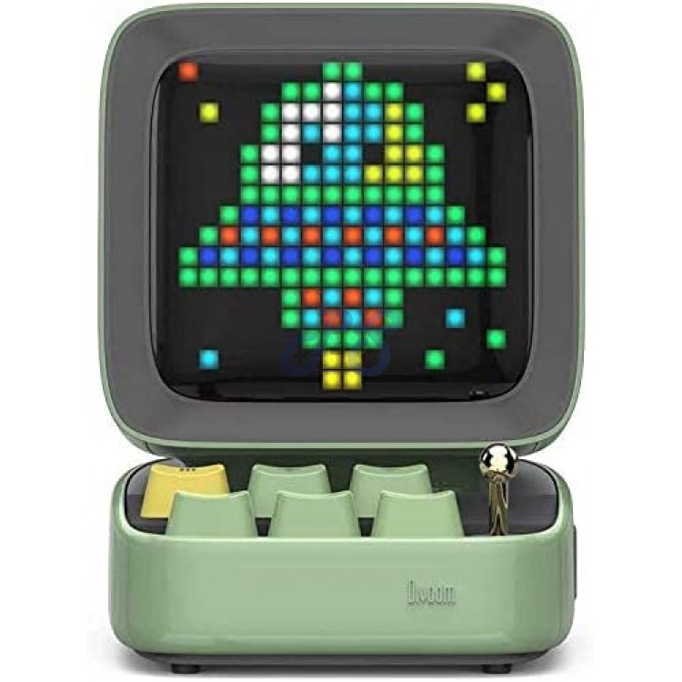 divoom ditoo pro bluetooth speaker green