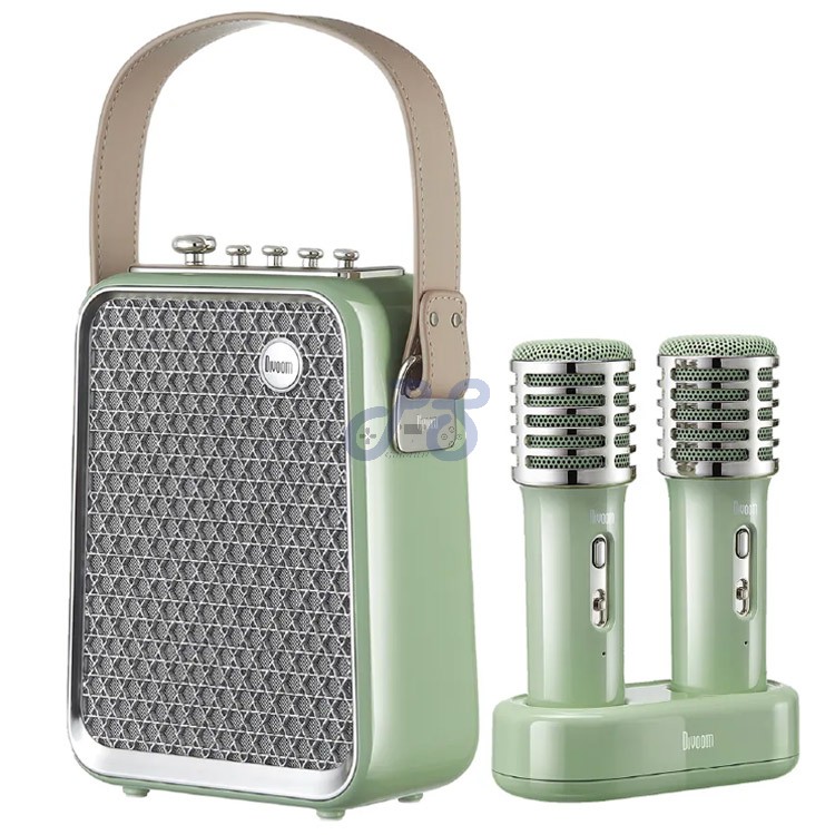 divoom songbird hq speaker with dual microphones clear sky