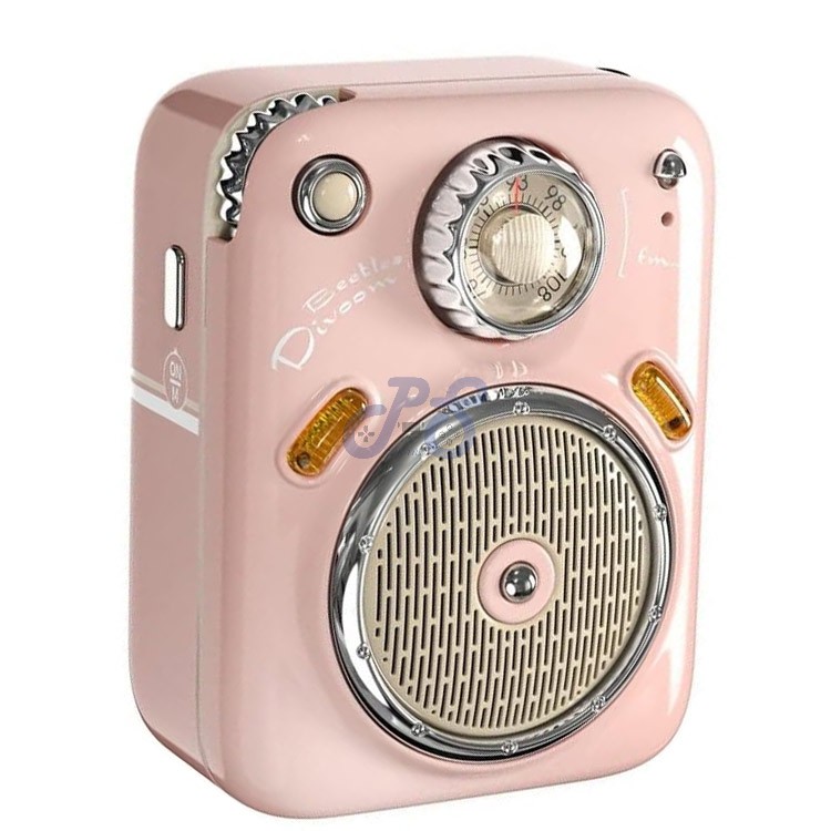 divoom beetles mini bluetooth speakers pink