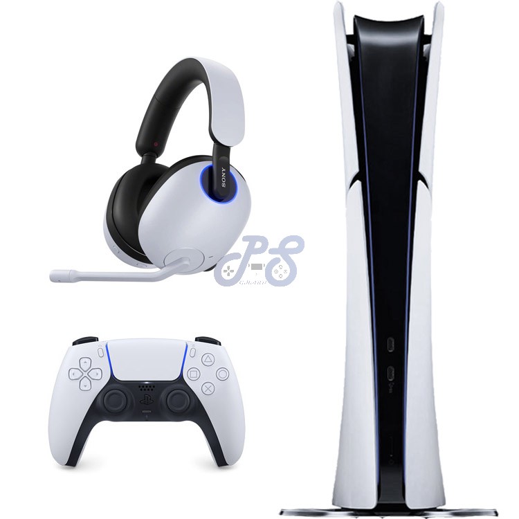 playstation 5 slim digital sony inzone h9 white