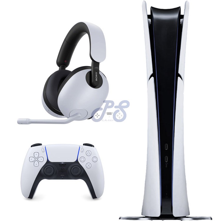 playstation 5 slim digital sony inzone h7 white