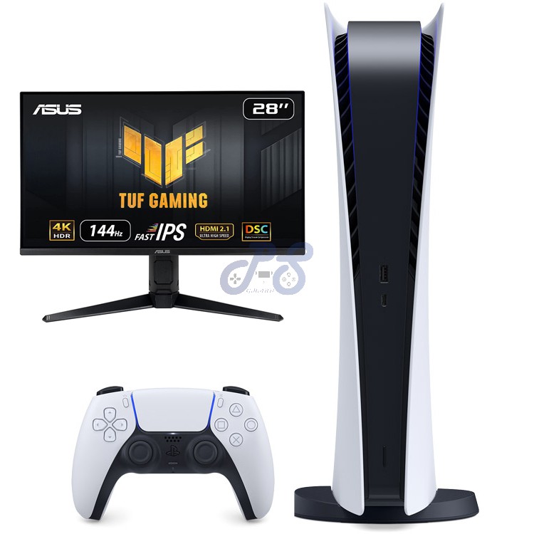 PlayStation 5 Digital asus tuf vg28uql1a 4k gaming monitor