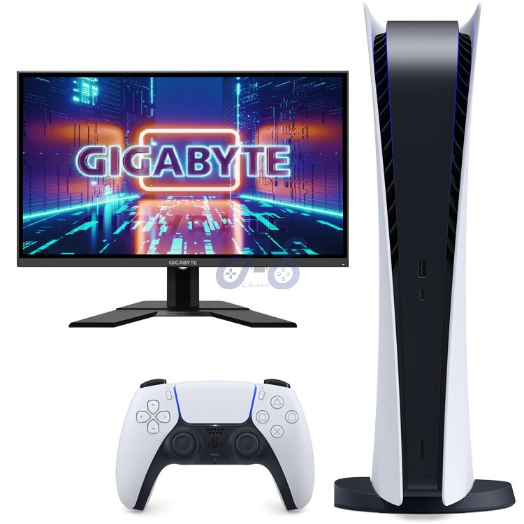 playstation 5 digital gigabyte g27f full hd gaming monitor