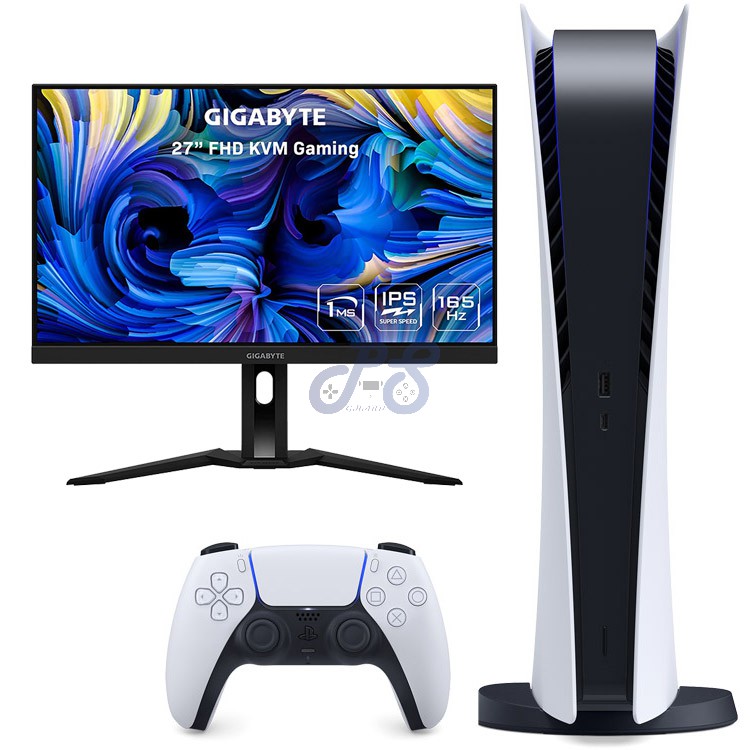 playstation 5 digital gigabyte m27f a full hd gaming monitor
