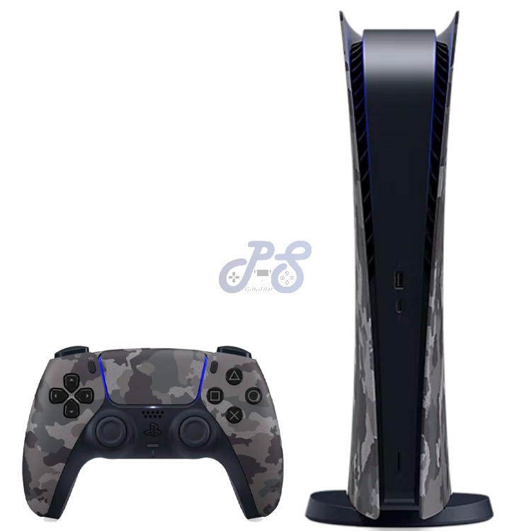 playstation 5 digital edition grey camo