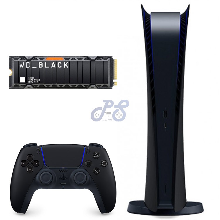 playstation 5 digital edition wdblack sn850 2tb ssd midnight black