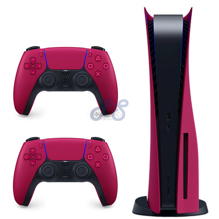 playstation 5 2 dualsenses cosmic red
