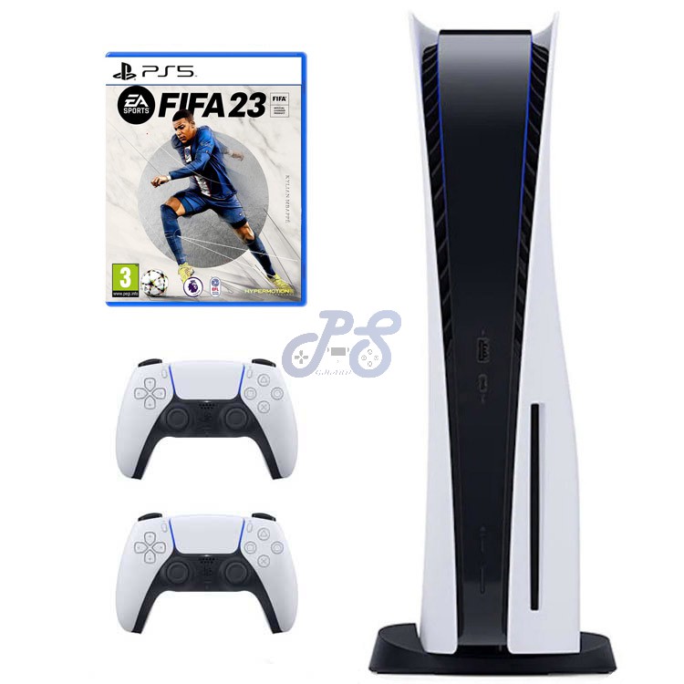 ps5 2 dualsense controllers fifa 23