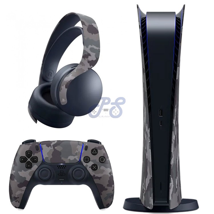 playstation 5 digital pulse 3d grey camouflage