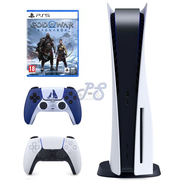 PS5 dualsense god of war ragnarok limited edition and god of war ragnarok ps5