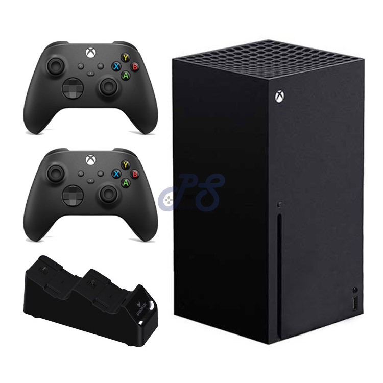 xbox series x 2 xbox wireless controllers sparkfox dual charging station