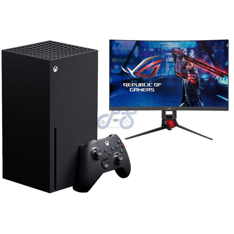 xbox series x rog strix xg27wq qhd curved gaming monitor