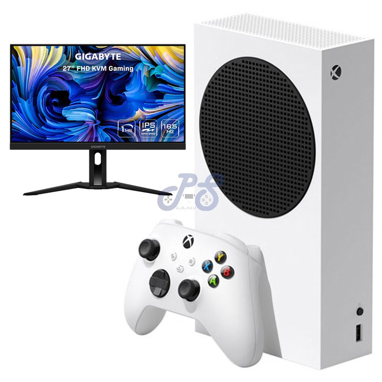 xbox series s gigabyte m27f a full hd monitor