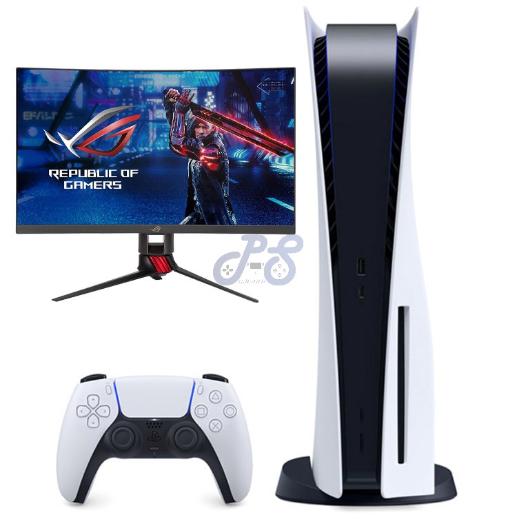 ps5 rog strix xg27wq curved gaming monitor