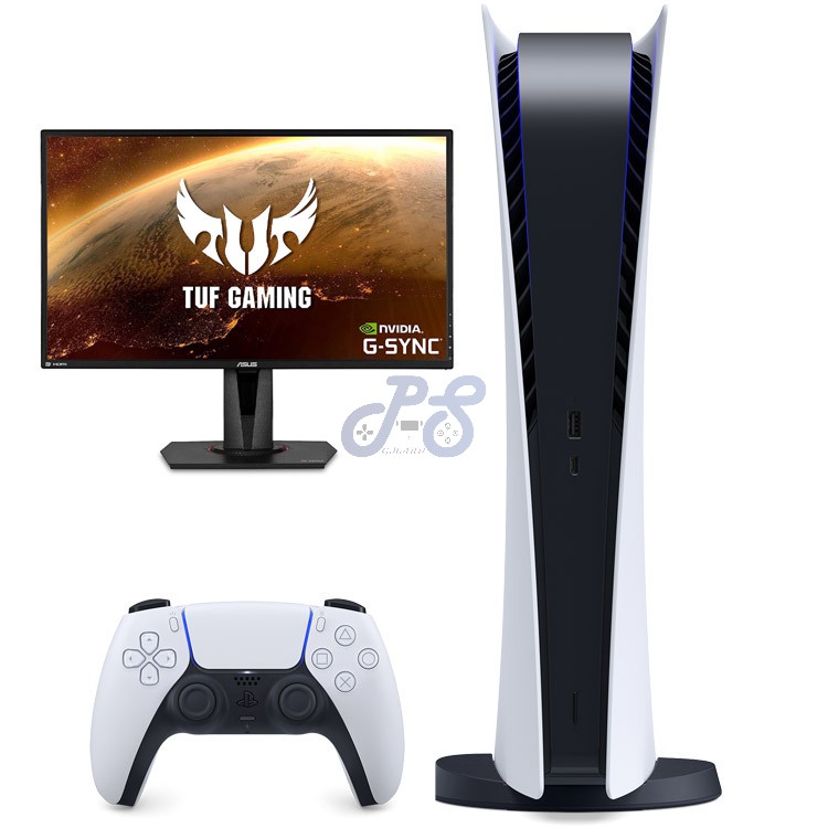 ps5 digital tuf vg27aq wqhd gaming monitor