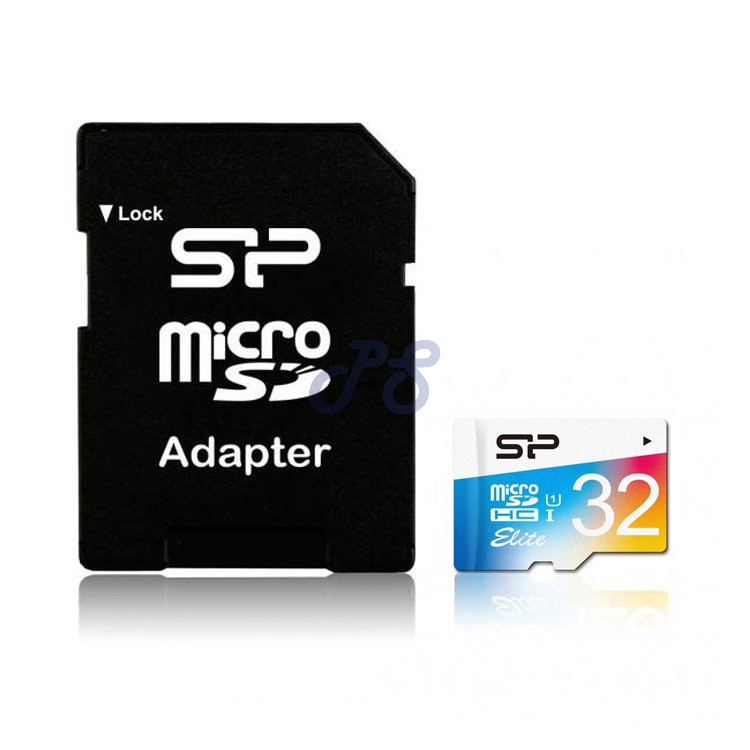 silicon power microsd hc class 10 elite 32gb
