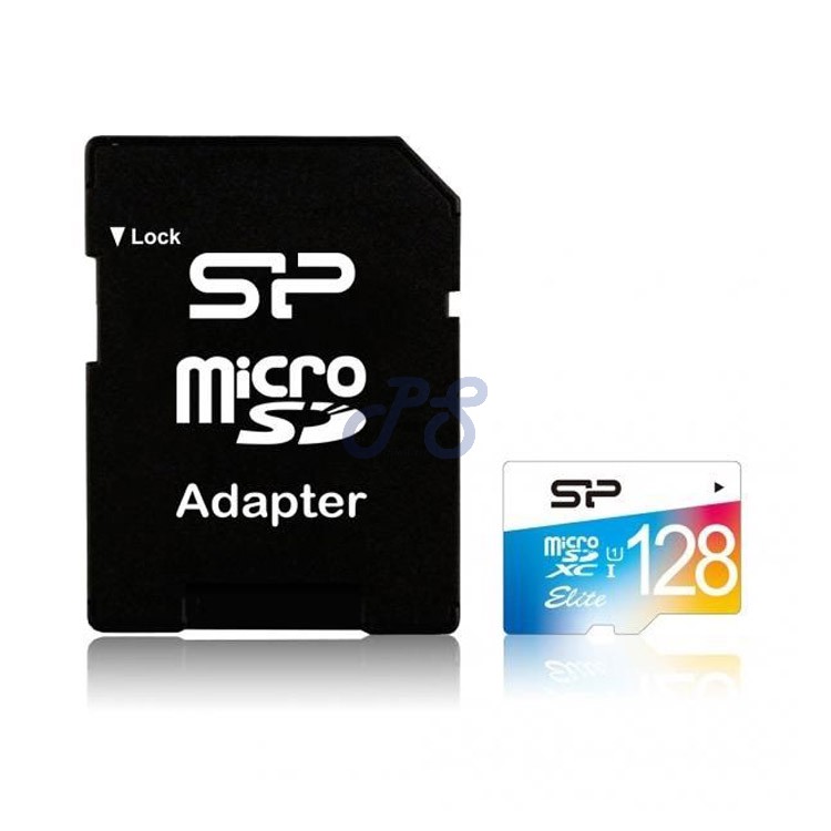 silicon power microsd xc class 10 elite 128 gb