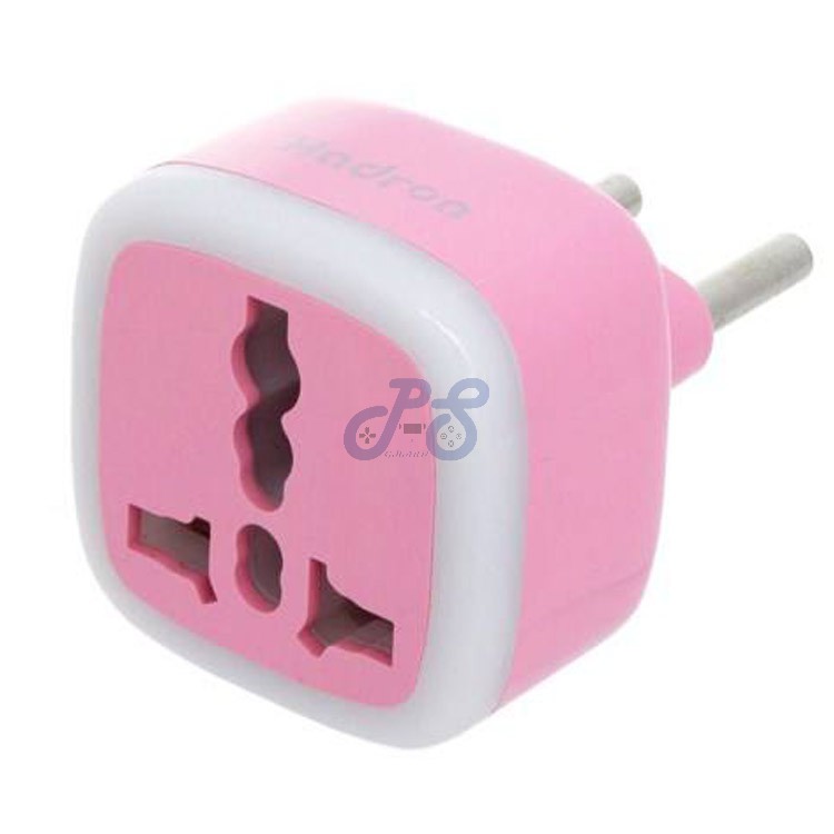 hadron eu power plug adapter pink