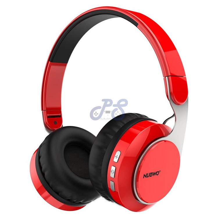 nubwo s8 bluetooth headphone red