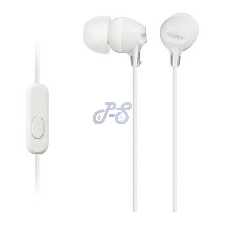 sony mdr ex15ap in ear headset white
