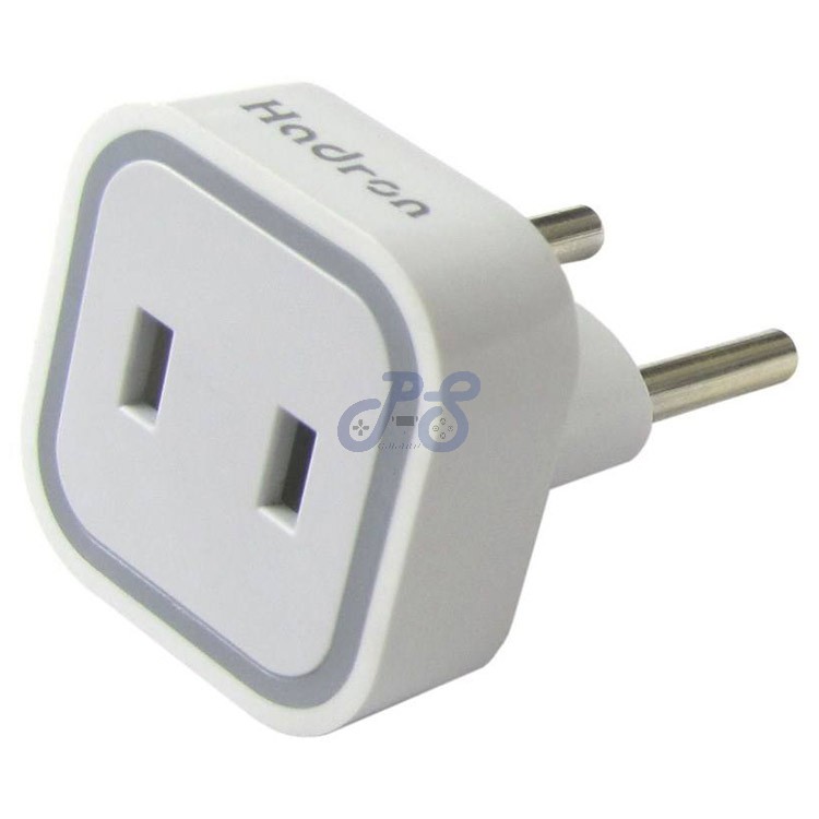 hadron us power plug adapter white