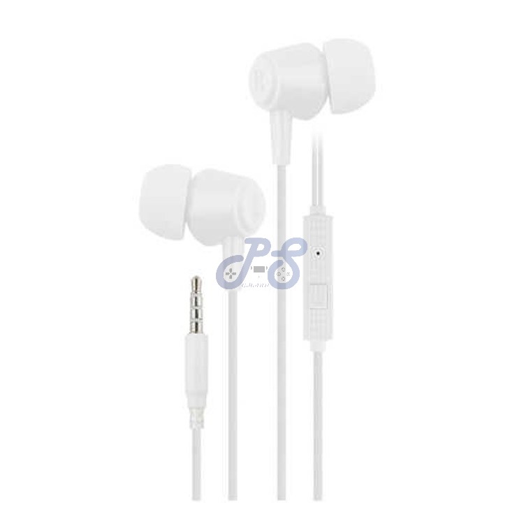 kin k18 in ear headset white