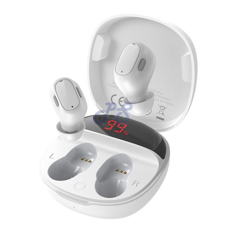 baseus wm01 plus wireless earphones white