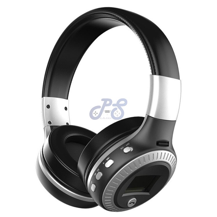 zealot b19 wireless headphone black silver