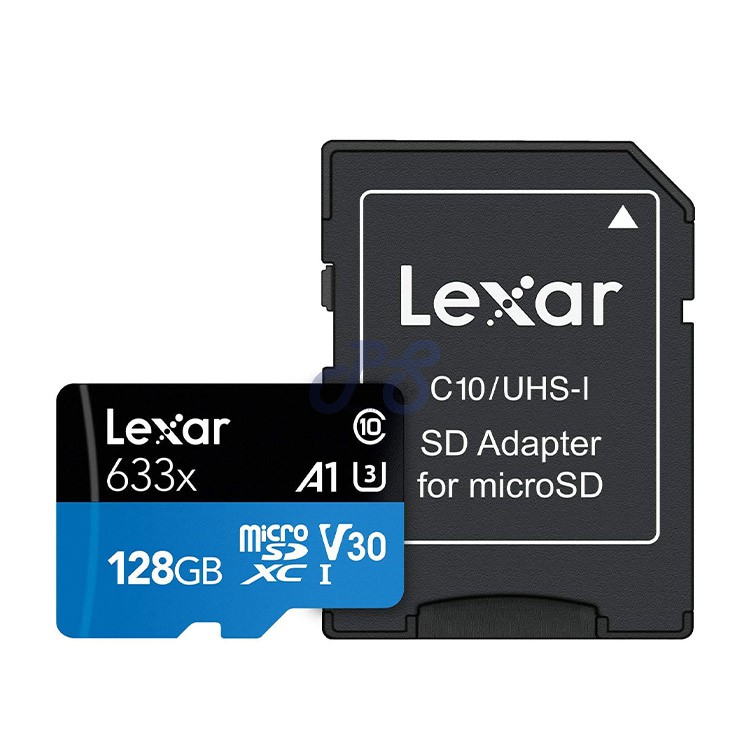 lexar high performance 633x microsdxc uhs i card with sd adapter 128gb