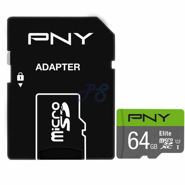 pny elite class 10 u1 64gb micro sd with adapter