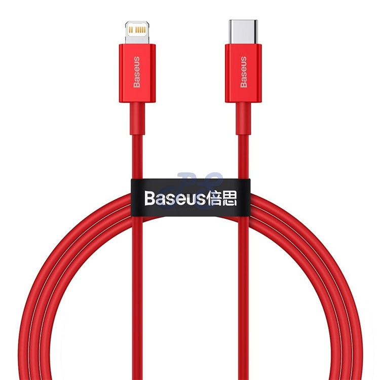 baseus usb c to ip cable red