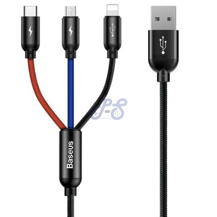 baseus 3 in 1 usb cable