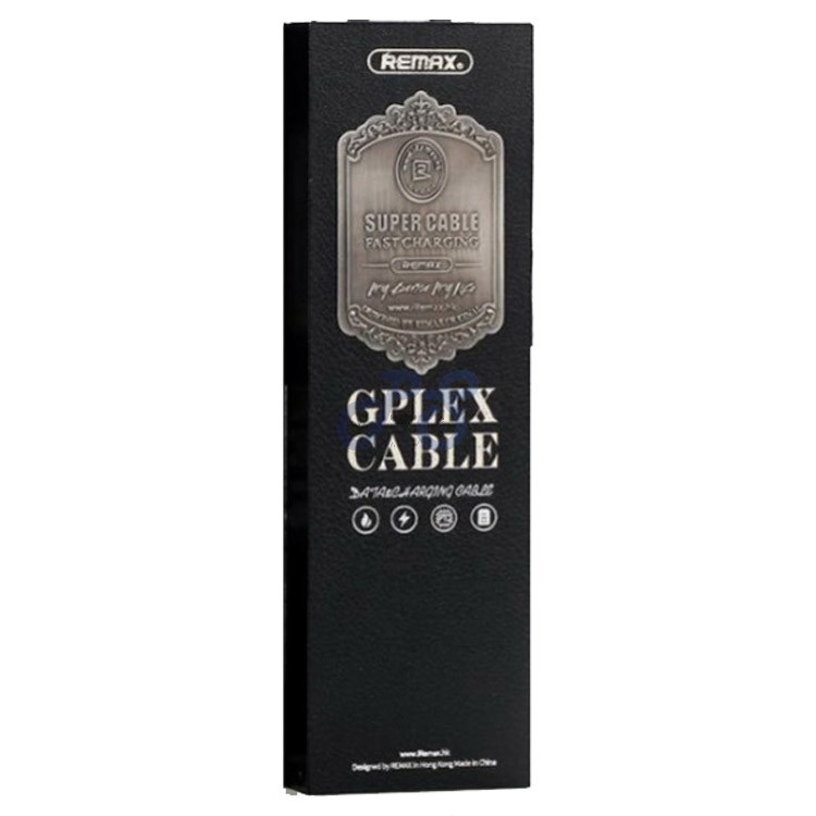 remax gplex 3 in 1 super cable black