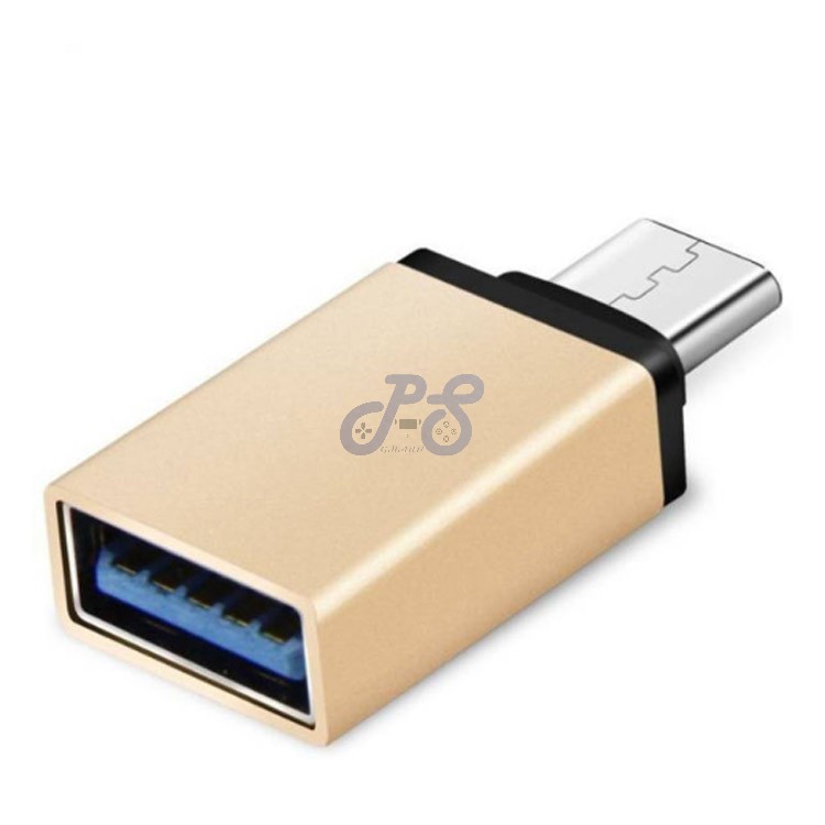 f11 usb to usb c otg adapter gold